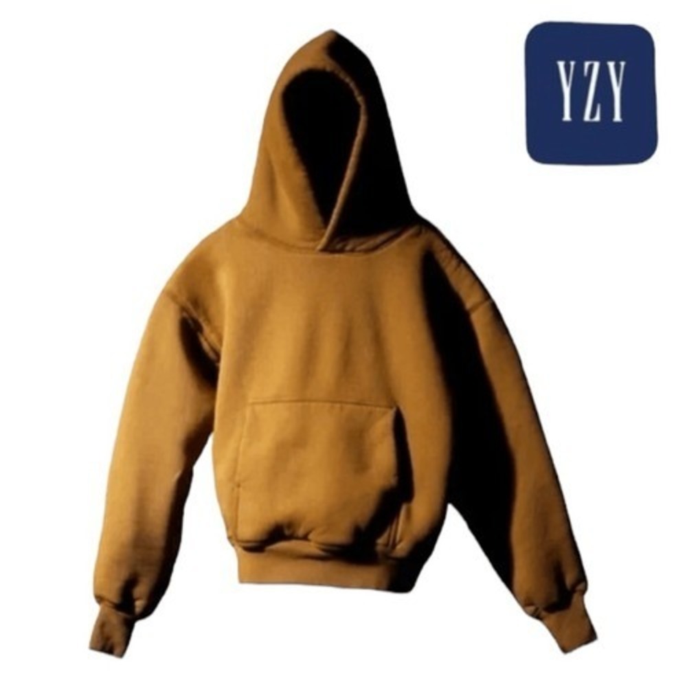 Yeezy Gap Perfect Hoodie Light Brown Double Layered Sweatshirt YZY XS/S - Picture 6 of 9